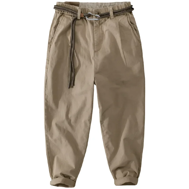 Men's Spring and Autumn Day Cargo Pants with Loose Youth Heavy May Khaki Casual Cargo Pants
Men's Spring and Autumn Day Cargo Pants with Loose Youth Heavy May Khaki Casual Cargo Pants