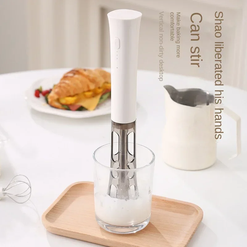 Multi-functional Electric Milk Frother, 2-in-1 Egg Beater, USB Rechargeable, Small Handheld Coffee Mixer
Multi-functional Electric Milk Frother, 2-in-1 Egg Beater, USB Rechargeable, Small Handheld Coffee Mixer