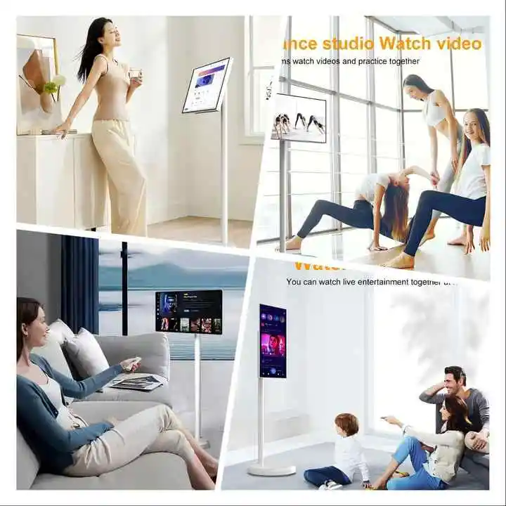 23.8 Inch Interactive Smart Display Screen Built In Speaker Portable Tv 1080P Gaming Monitor Smart Tv On Wheels.
23.8 Inch Interactive Smart Display Screen Built In Speaker Portable Tv 1080P Gaming Monitor Smart Tv On Wheels.