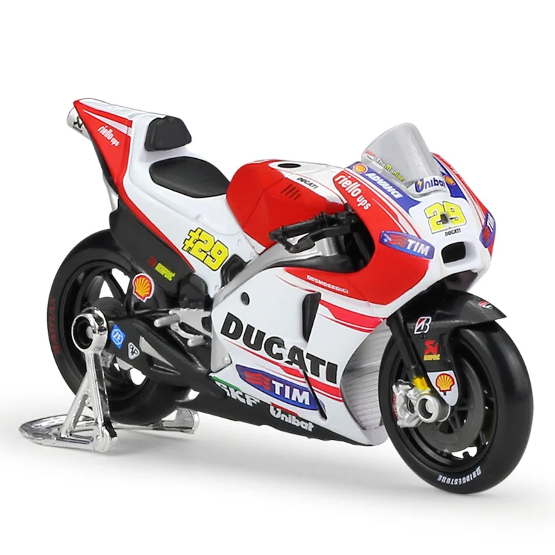 DUCATI 2018 RV213V MOTO GP Motorcycle Model Desmosedici Racing Simulated Alloy Finished Toys Motorcycle Model Collect Decoration
DUCATI 2018 RV213V MOTO GP Motorcycle Model Desmosedici Racing Simulated Alloy Finished Toys Motorcycle Model Collect Decoration