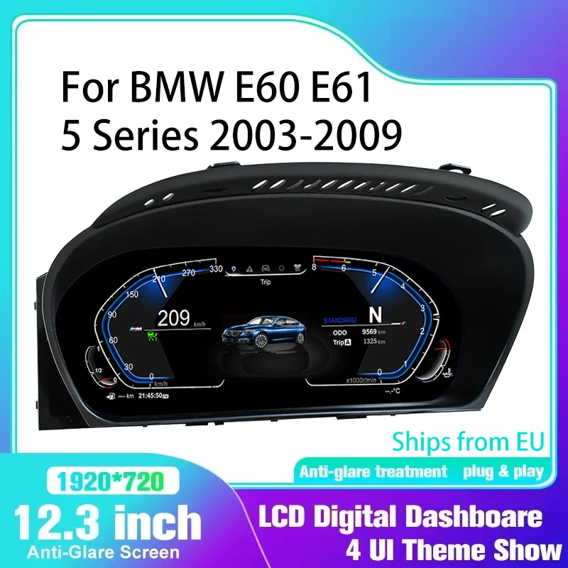 Cluster Dashboard For BMW E60 E61 5 Series 2003-2010 speedometer LCD instrument panel HUD digital instrument
Cluster Dashboard For BMW E60 E61 5 Series 2003-2010 speedometer LCD instrument panel HUD digital instrument