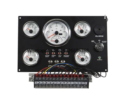 Горячая распродажа: водонепроницаемая приборная панель для лодок (спидометр и тахометр)
Горячая распродажа: водонепроницаемая приборная панель для лодок (спидометр и тахометр)