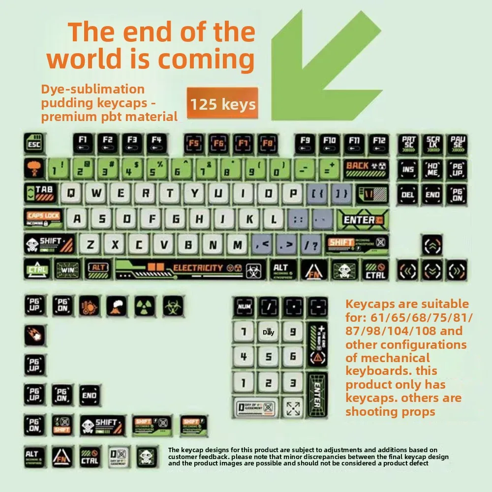 Custom 125 Key Meteorite Falling Four Sided Translucent Keycaps SAX PBT PC for MX Switch Mechanical Keyboard Gift
Custom 125 Key Meteorite Falling Four Sided Translucent Keycaps SAX PBT PC for MX Switch Mechanical Keyboard Gift