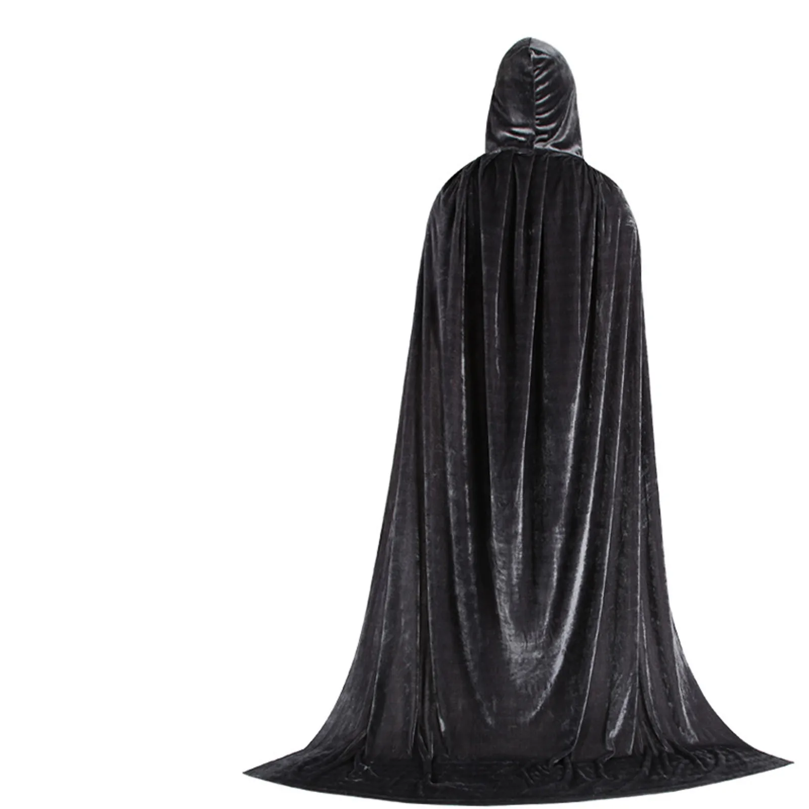 Halloween Witch Cloak Robe Soft Fabric with Hood for Masquerade Cosplay Wizard Fairy Devil Costume Party Accessories
Halloween Witch Cloak Robe Soft Fabric with Hood for Masquerade Cosplay Wizard Fairy Devil Costume Party Accessories
