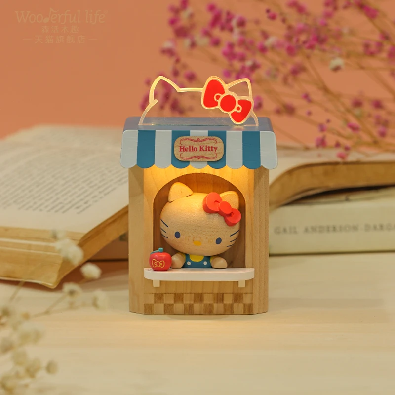 Оригинальная мини-лампа Sanrio Hello Kitty со звуковой активацией Kt Cat, девичий мультфильм, деревянное украшение для комнаты, настольное украшение, подарок на день рождения для девочек
Оригинальная мини-лампа Sanrio Hello Kitty со звуковой активацией Kt Cat, девичий мультфильм, деревянное украшение для комнаты, настольное украшение, подарок на день рождения для девочек