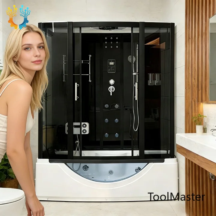 【2026】Black Aluminum Frame Massage Bath Shower Steam Sauna Enclosure Steam Shower Room Cabin Back Foot Massage
【2026】Black Aluminum Frame Massage Bath Shower Steam Sauna Enclosure Steam Shower Room Cabin Back Foot Massage