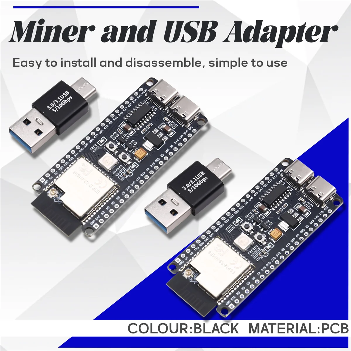 Hot Sale 2PCS BTC Miner Solo Lottery Miner 70-80KH/S+USB Adapter Bitcoin BTC Miner Asic Mining WiFi Low Power Miner for Home
Hot Sale 2PCS BTC Miner Solo Lottery Miner 70-80KH/S+USB Adapter Bitcoin BTC Miner Asic Mining WiFi Low Power Miner for Home
