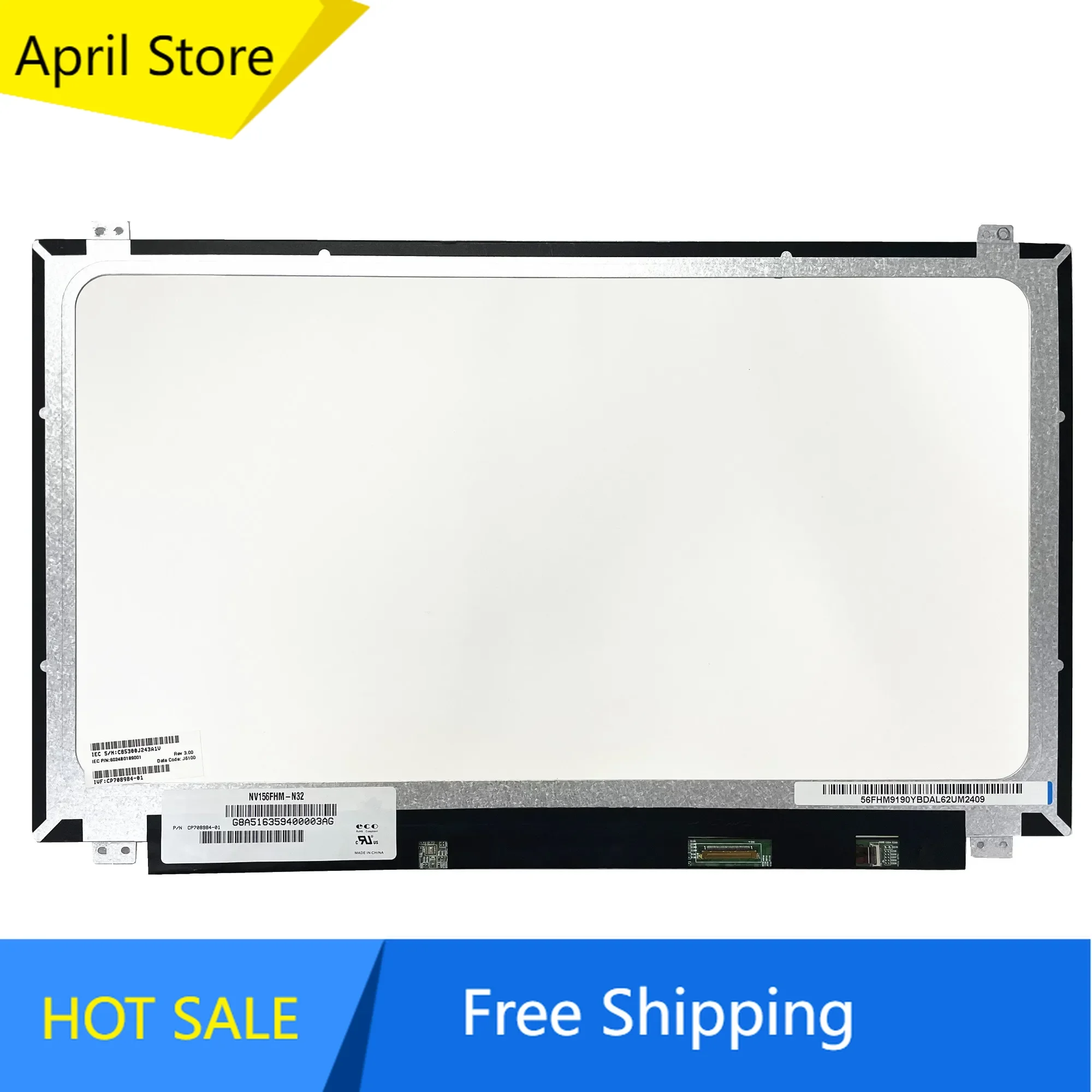 NV156FHM-N32 NV156FHM-N31 NV156FHM-N41 LP156WF6-SPL1 LP156WF6-SPK1 15.6'' IPS Laptop LCD Screen 1920*1080 EDP 30 Pins
NV156FHM-N32 NV156FHM-N31 NV156FHM-N41 LP156WF6-SPL1 LP156WF6-SPK1 15.6'' IPS Laptop LCD Screen 1920*1080 EDP 30 Pins