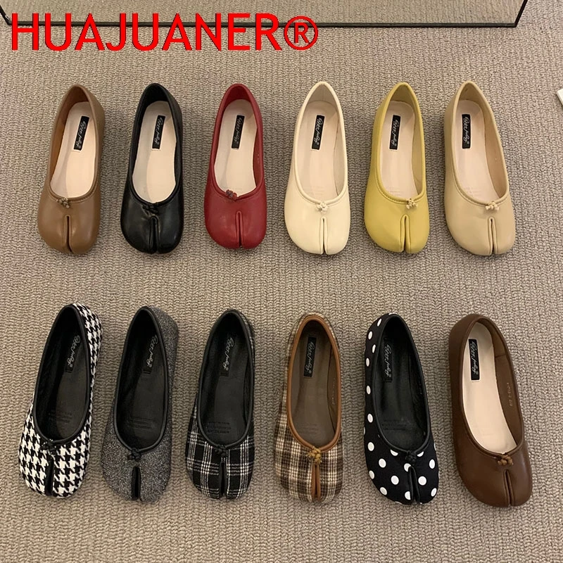 Women Flats Tabi Ninja Shoes Woman Ladies Microfiber Leather Comfy Flats Split Toe Slippers Soft Bottom Loafers Solid Brief La
Women Flats Tabi Ninja Shoes Woman Ladies Microfiber Leather Comfy Flats Split Toe Slippers Soft Bottom Loafers Solid Brief La