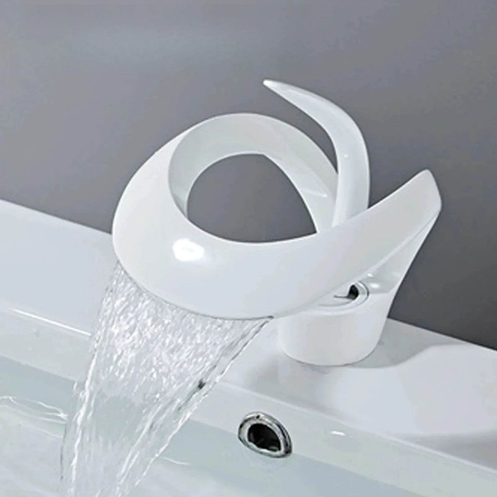 1 Hole Single Handle Bathroom Faucet Waterfall White Modern Desigh Lavatory Vanity Basin Mixer Tap Bath With Hot Cold Hose Sink
1 Hole Single Handle Bathroom Faucet Waterfall White Modern Desigh Lavatory Vanity Basin Mixer Tap Bath With Hot Cold Hose Sink