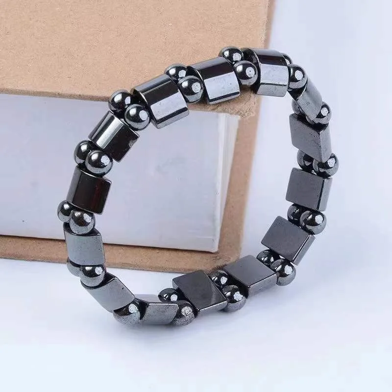 Couple Pair Black Bracelet Double Row Bead Ornament Natural Black Gallstone With Magnetic Bracelet
Couple Pair Black Bracelet Double Row Bead Ornament Natural Black Gallstone With Magnetic Bracelet