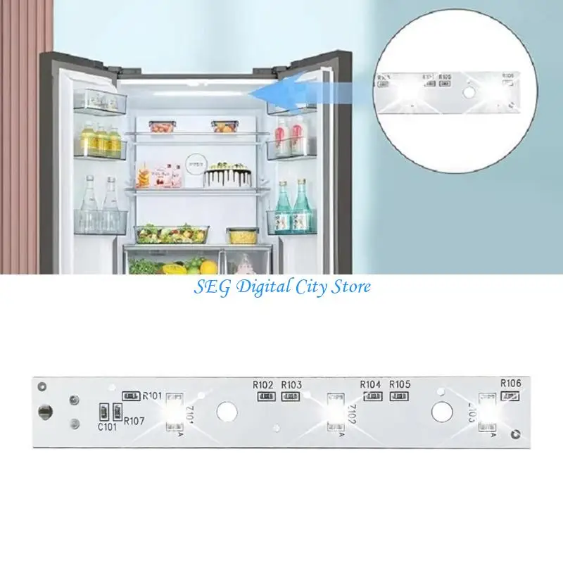 U75B 2pcs Energy Efficient LED Lamp Board for Refrigerator Simple Install WR55X26671 AP6035586 4468532 EAP11767930 PS11767930
U75B 2pcs Energy Efficient LED Lamp Board for Refrigerator Simple Install WR55X26671 AP6035586 4468532 EAP11767930 PS11767930