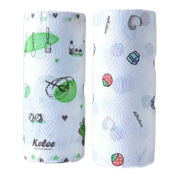 2 Rolls Random Pattern Disposable Kitchen Paper Towels Printed Kitchen Tissue Paper Rolls
2 Rolls Random Pattern Disposable Kitchen Paper Towels Printed Kitchen Tissue Paper Rolls