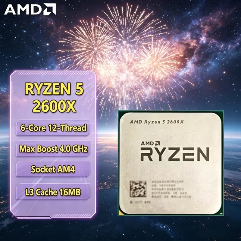 Stable Multitasking AMD Ryzen 5 2600X 4.2GHz Boost Zen+ Architecture 6C12T AM4 95W Entry Desktop Processor Without Box
Stable Multitasking AMD Ryzen 5 2600X 4.2GHz Boost Zen+ Architecture 6C12T AM4 95W Entry Desktop Processor Without Box