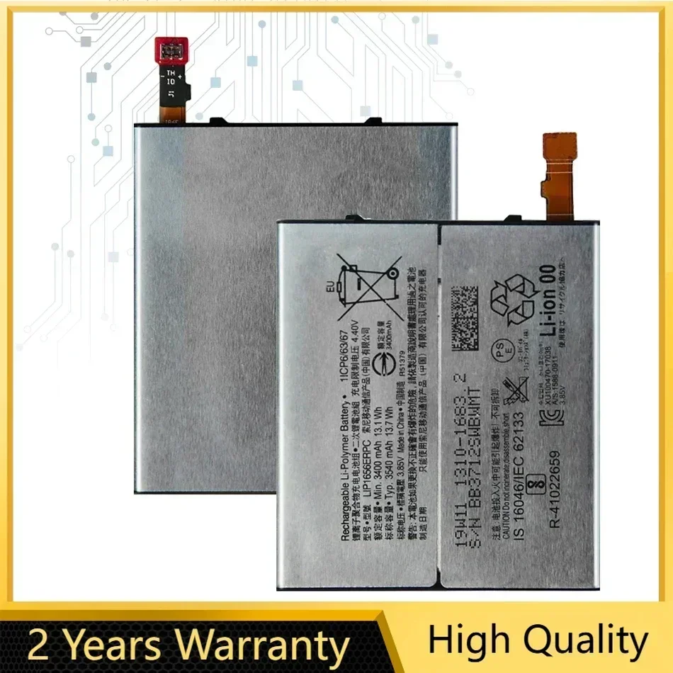 Replacement Phone Battery for SONY Xperia XZ2 Premium LIP1656ERPC, Rechargeable Battery, 3540mAh
Replacement Phone Battery for SONY Xperia XZ2 Premium LIP1656ERPC, Rechargeable Battery, 3540mAh
