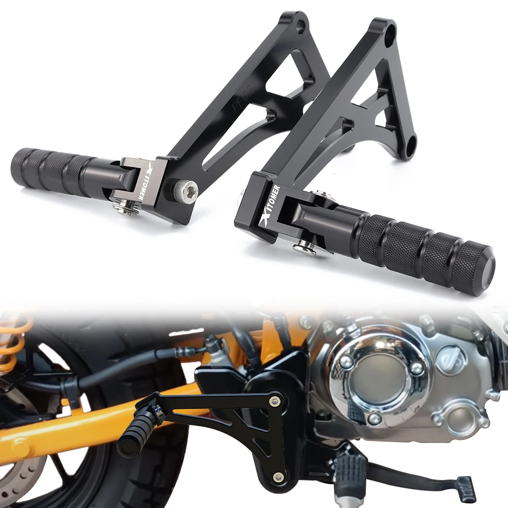 Rear Foot Pegs Bracket Fit For Honda Monkey 125 2018 2019 2020 2021 2022 2023 2024 2025 Motorcycle Rear Passenger Footrest
Rear Foot Pegs Bracket Fit For Honda Monkey 125 2018 2019 2020 2021 2022 2023 2024 2025 Motorcycle Rear Passenger Footrest