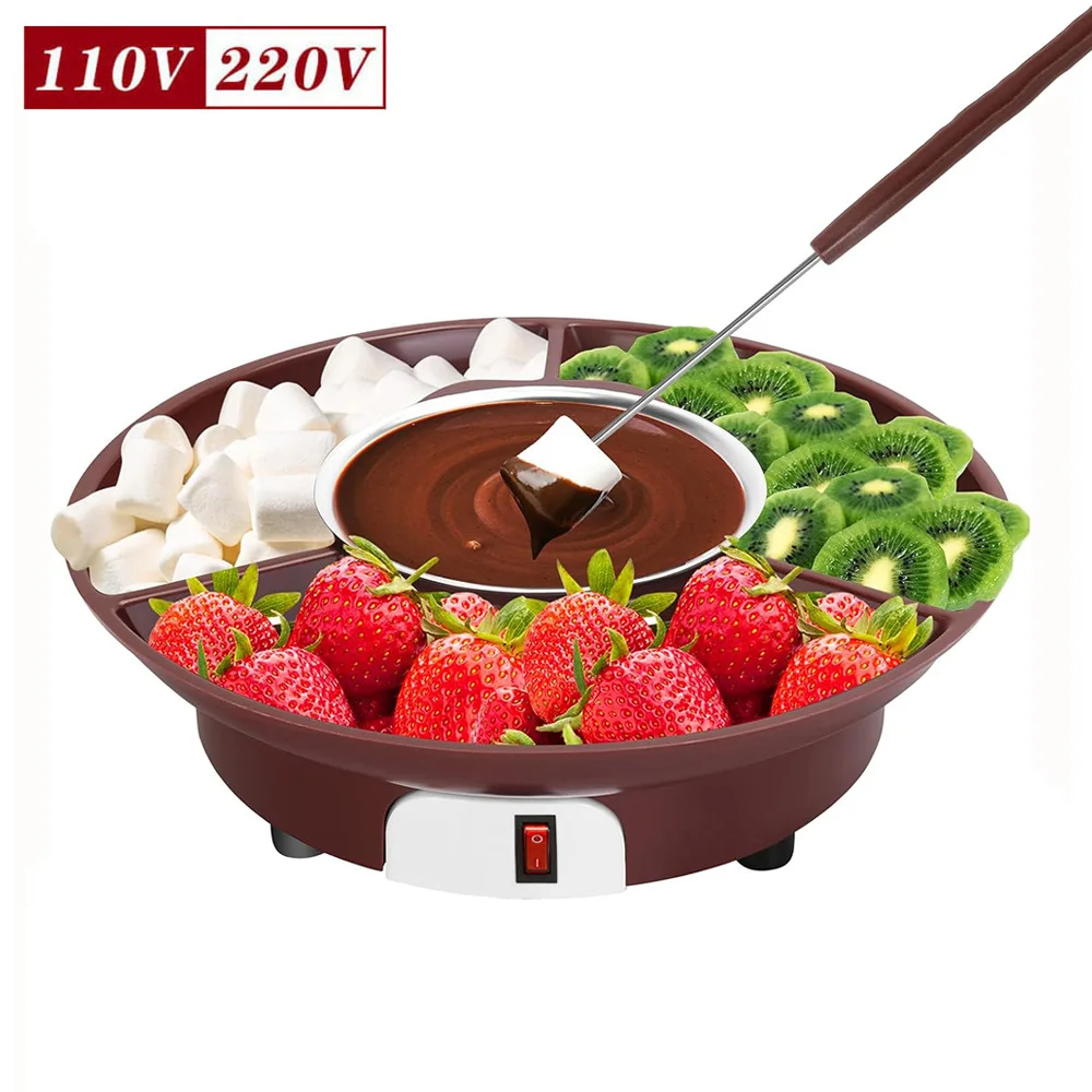 10oz Electric Chocolate Melting Machine Chocolate Fountain Kitchen Heating Machine for Milk Chocolate Cheese Butter Fondue Cup
10oz Electric Chocolate Melting Machine Chocolate Fountain Kitchen Heating Machine for Milk Chocolate Cheese Butter Fondue Cup