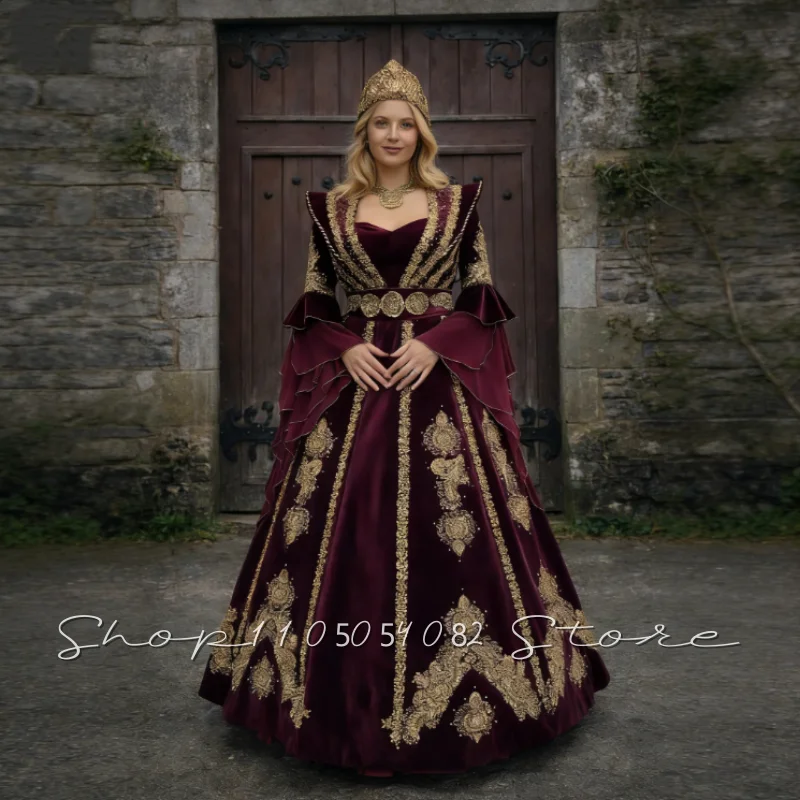 Бордовое роскошное альжерское женское вечернее платье для выпускного вечера с V-образным вырезом, золотыми кружевными аппликациями, рукавами-фонариками и силуэтом А-силуэта, на заказ
Бордовое роскошное альжерское женское вечернее платье для выпускного вечера с V-образным вырезом, золотыми кружевными аппликациями, рукавами-фонариками и силуэтом А-силуэта, на заказ