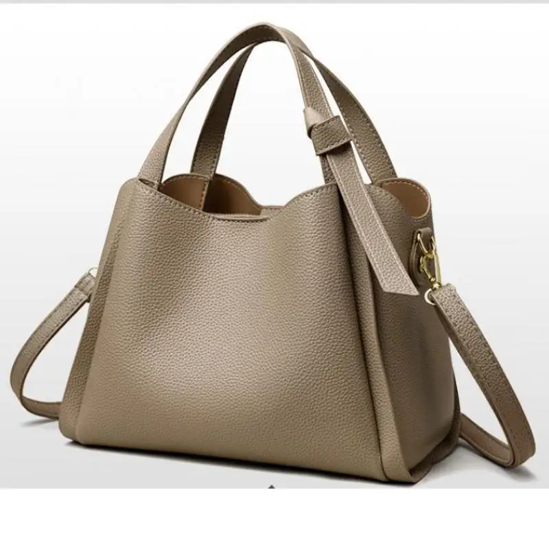 2025 soft leather women's handbag women's high-end texture single-shoulder bag crossbody elegant and versatile bucket bags
2025 soft leather women's handbag women's high-end texture single-shoulder bag crossbody elegant and versatile bucket bags