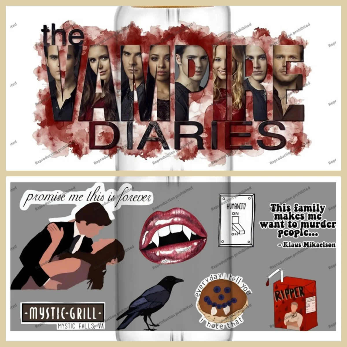 Vampire Theme UV DTF Cup Wraps for 16oz Libbey Glass Can Waterproof DIY Transfer Stickers Gothic Blood & Crow Design Decals
Vampire Theme UV DTF Cup Wraps for 16oz Libbey Glass Can Waterproof DIY Transfer Stickers Gothic Blood & Crow Design Decals