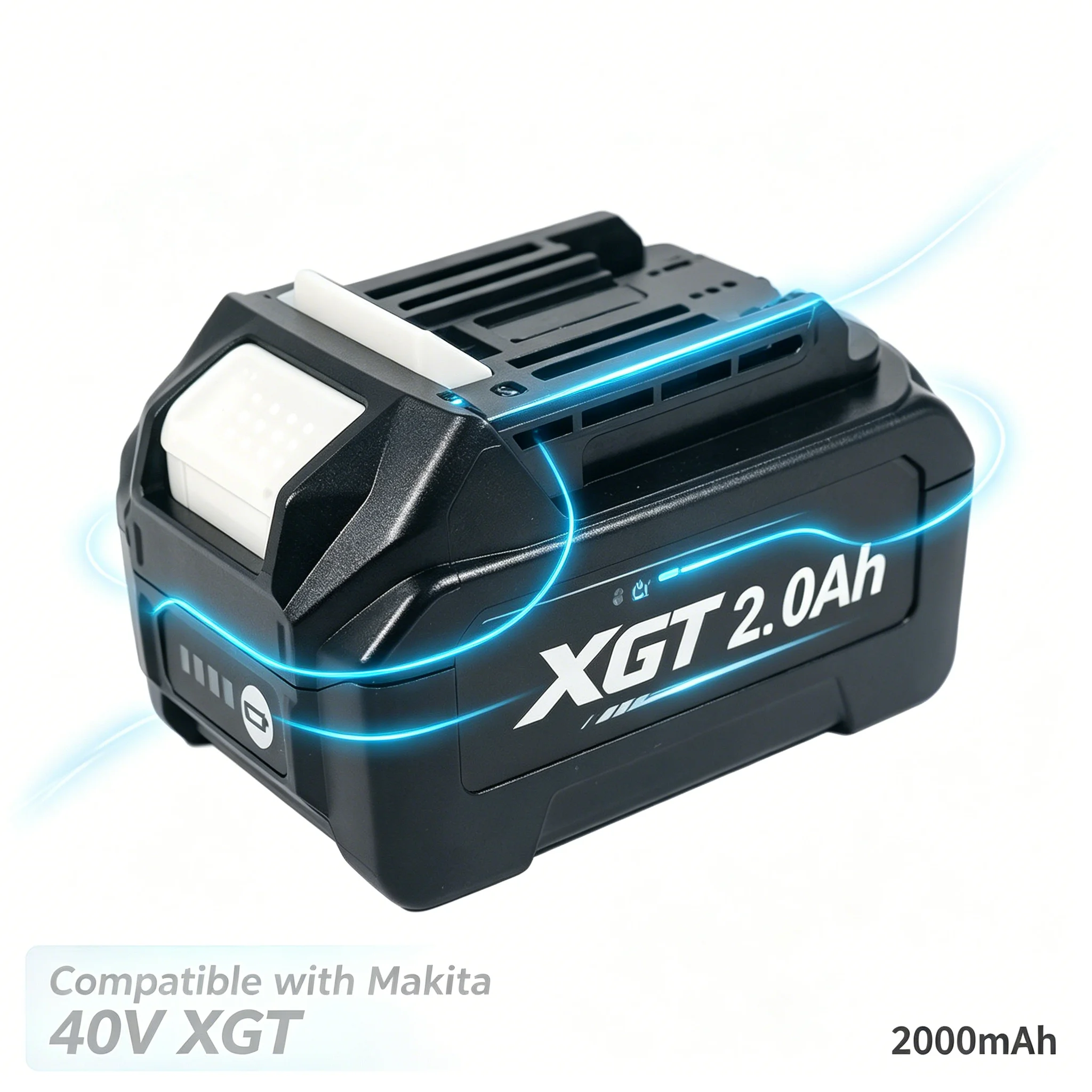 For Makita 40V XGT 2000mah 18650 Li-ion Battery Replacement for BL4025 BL4040 BL4020 BL4050 Cordless Power Tools
For Makita 40V XGT 2000mah 18650 Li-ion Battery Replacement for BL4025 BL4040 BL4020 BL4050 Cordless Power Tools