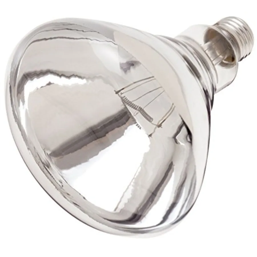 250-Watt BR40 Incandescent CLEAR Heat Lamp Light Bulb 12 Pack
250-Watt BR40 Incandescent CLEAR Heat Lamp Light Bulb 12 Pack