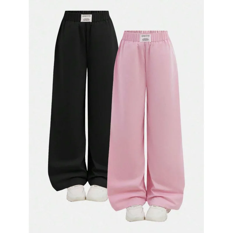 Women's Wide Leg Ice Silk Pants Comfortable Casual Trousers Neutral Style Other Material 100% Spring Collection
Women's Wide Leg Ice Silk Pants Comfortable Casual Trousers Neutral Style Other Material 100% Spring Collection