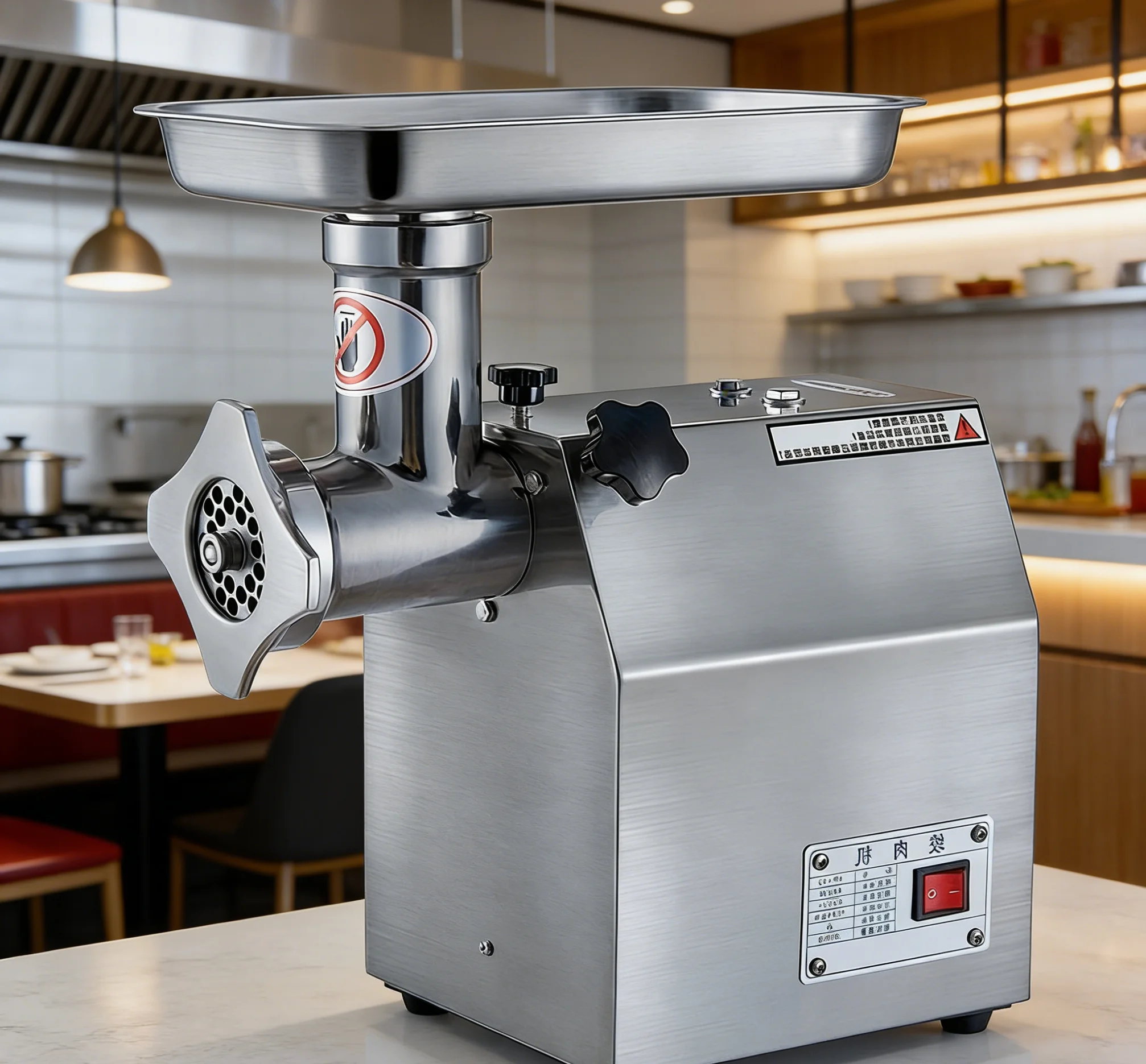New Industrial Grade Heavy Duty Stainless Steel Meat Grinder 32# Model Automatic Electric For Butcher Shop Meat Processing Plant
New Industrial Grade Heavy Duty Stainless Steel Meat Grinder 32# Model Automatic Electric For Butcher Shop Meat Processing Plant