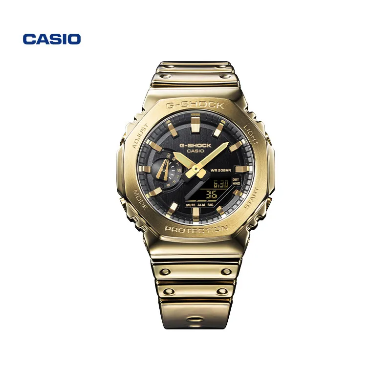 Casio GM-2100YM Gold Watch with Black Dial, Shock Resistant Sports Watch
Casio GM-2100YM Gold Watch with Black Dial, Shock Resistant Sports Watch