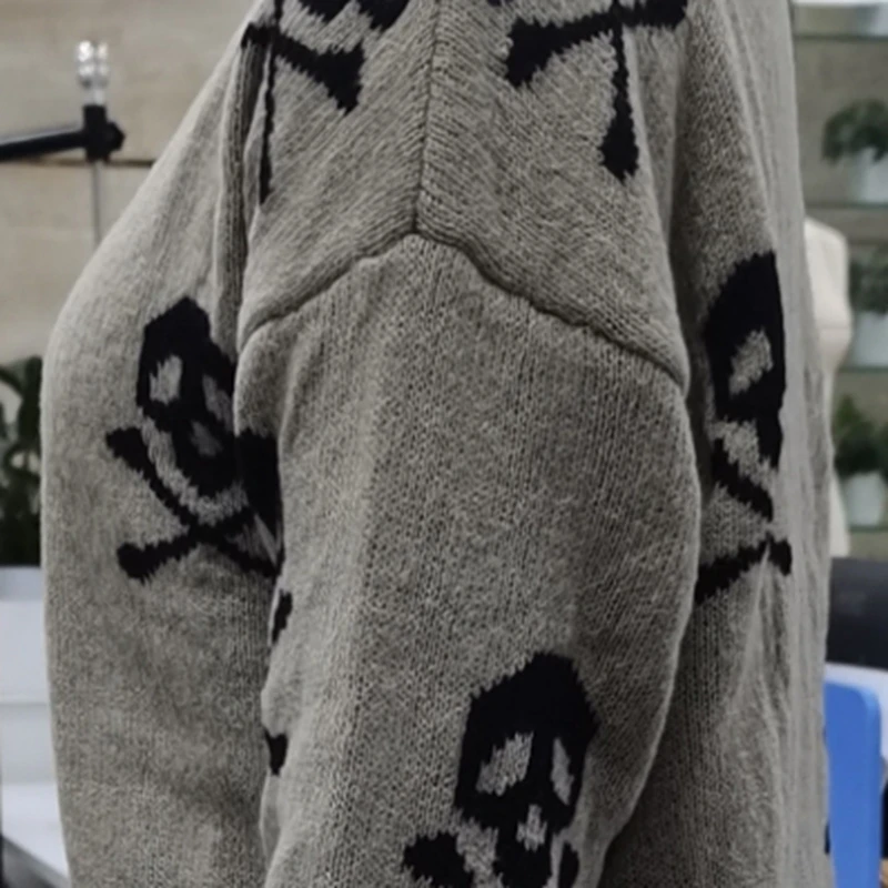 Halloween Sweater Women Halloween Sweater, Long Sleeve Crew Neck Skull Pullover Warm Sweater for Fall Winter
Halloween Sweater Women Halloween Sweater, Long Sleeve Crew Neck Skull Pullover Warm Sweater for Fall Winter