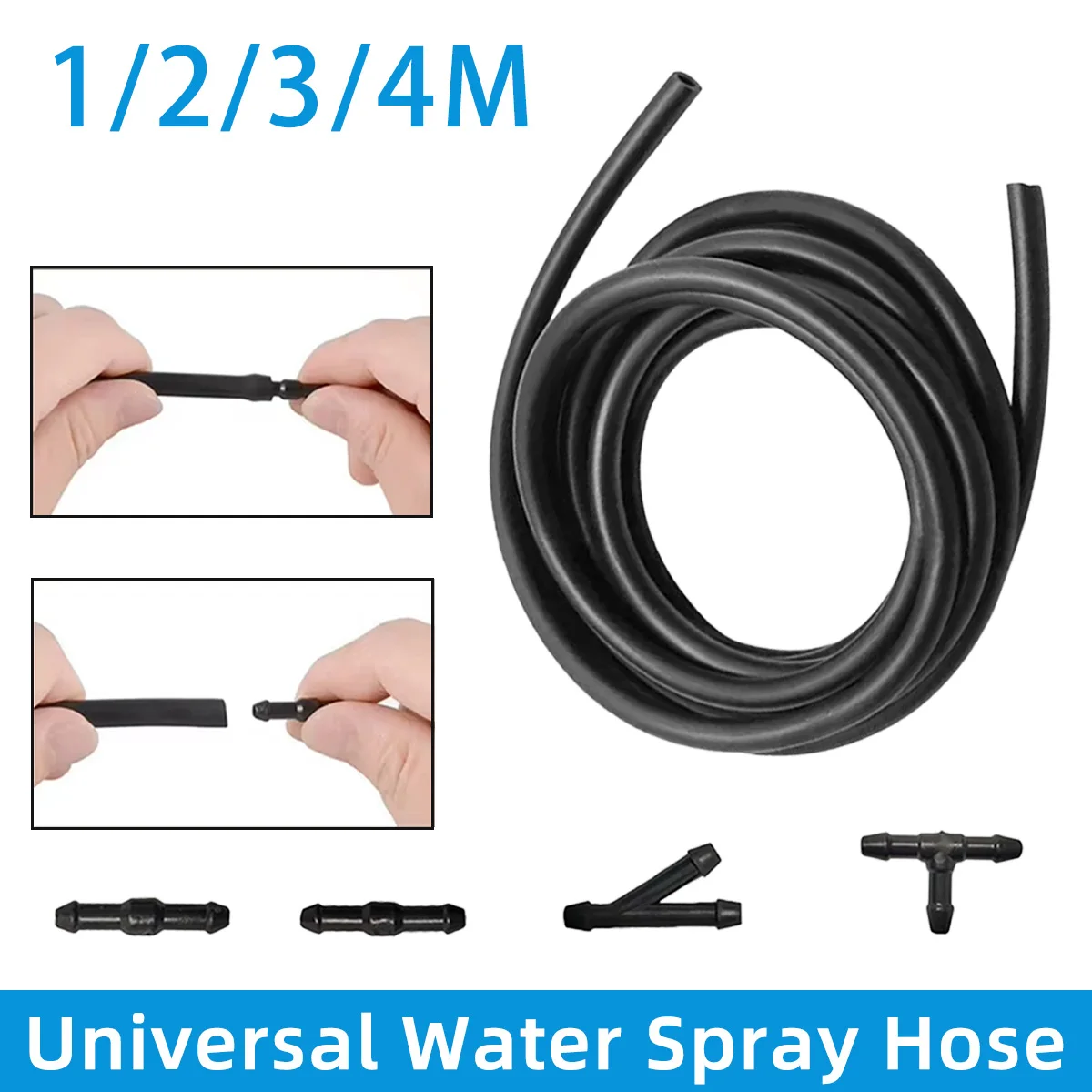 1/2/3/4M Wiper Cleaner Hose Car Front Windshield Wiper Blade Spray Hose Connector T Y I Type Windshield Washer Spray Pipe
1/2/3/4M Wiper Cleaner Hose Car Front Windshield Wiper Blade Spray Hose Connector T Y I Type Windshield Washer Spray Pipe