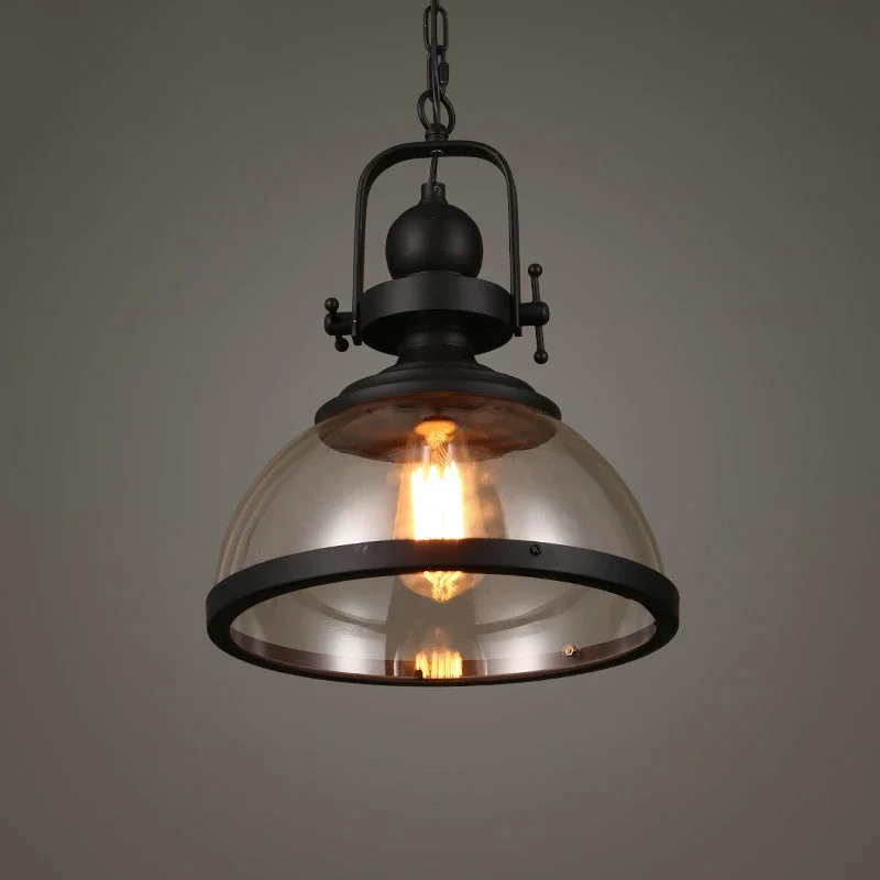 Iron LED Pendant Lights Loft Industrial Kitchen Hanging Lamp For Dining Room Decor Home Light Fixtures Glass Lampshade
Iron LED Pendant Lights Loft Industrial Kitchen Hanging Lamp For Dining Room Decor Home Light Fixtures Glass Lampshade