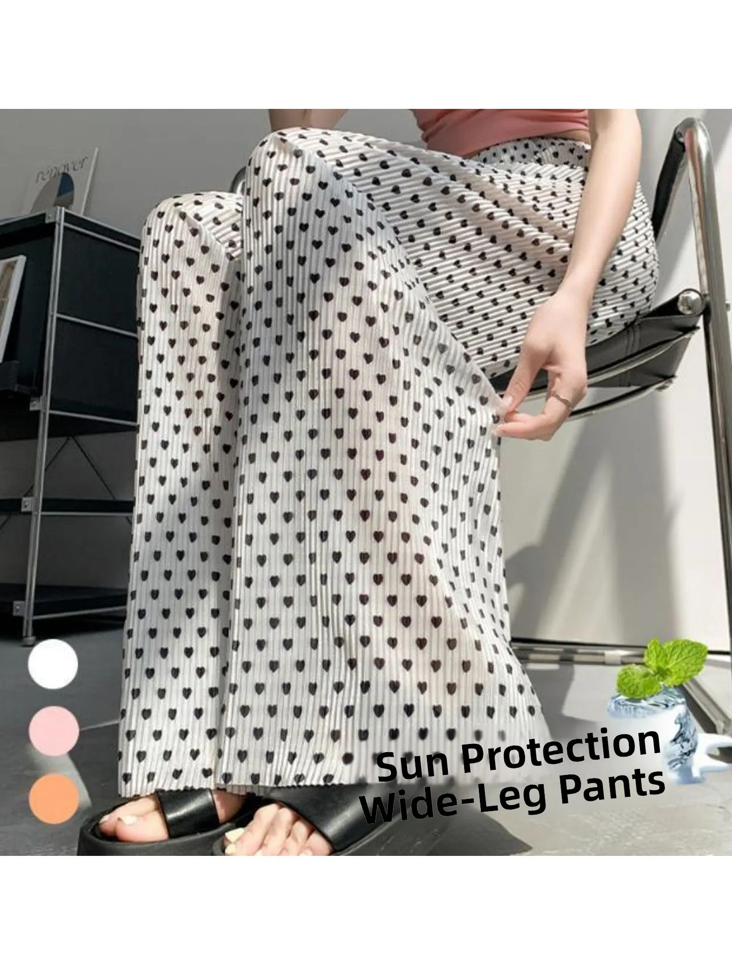 Spring Summer Wide Leg Pants Women Loose Casual Floor Length Pleated Slimming Straight Cut Polyester Fiber Skin Friendly Brea...
Spring Summer Wide Leg Pants Women Loose Casual Floor Length Pleated Slimming Straight Cut Polyester Fiber Skin Friendly Brea...