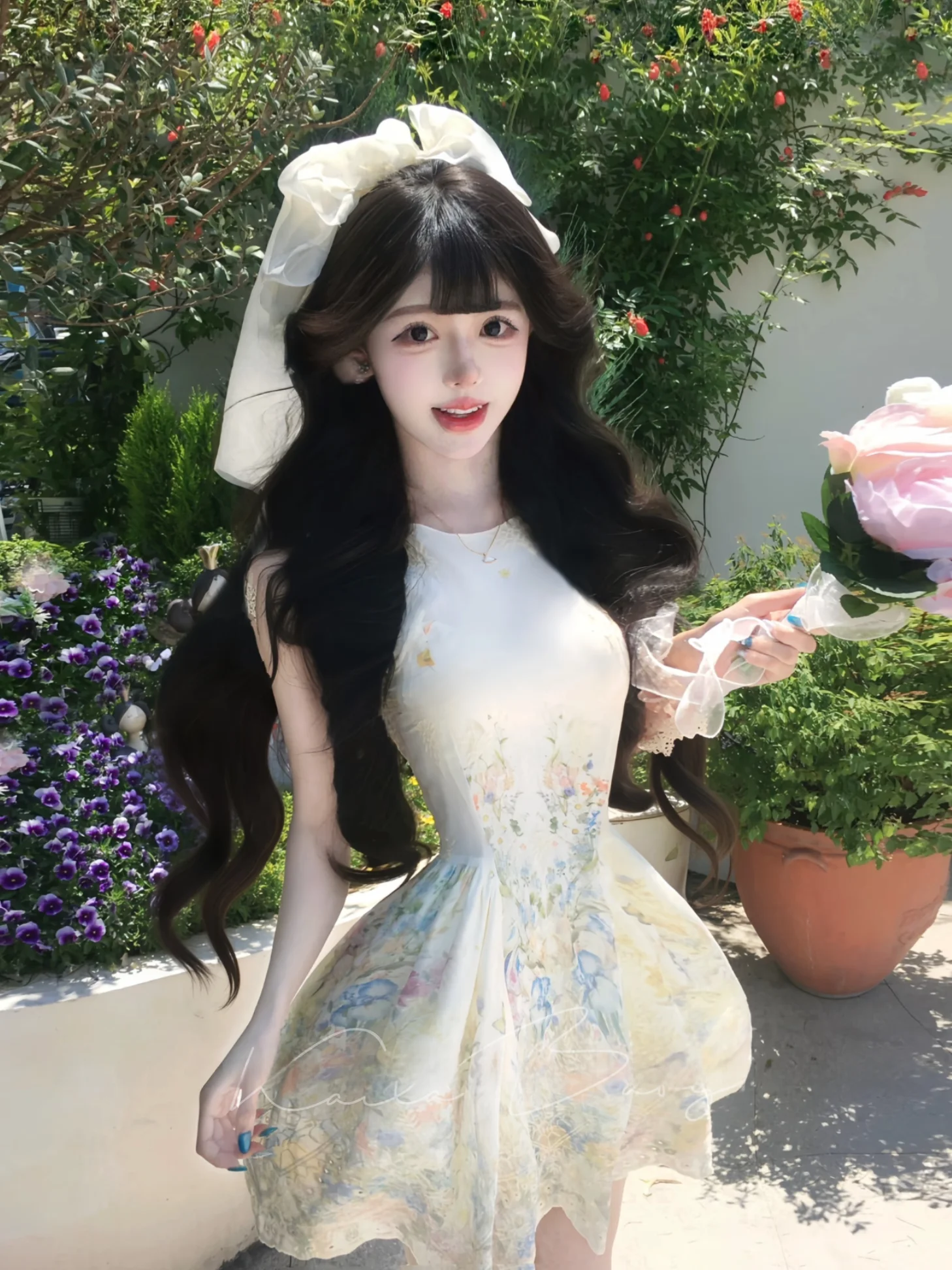 Gentle Breeze Floral Print Women's Dress Puffy Skirt Strapless Beautiful A-Line White Short Dress Girl's Clothing Daily Wear
Gentle Breeze Floral Print Women's Dress Puffy Skirt Strapless Beautiful A-Line White Short Dress Girl's Clothing Daily Wear