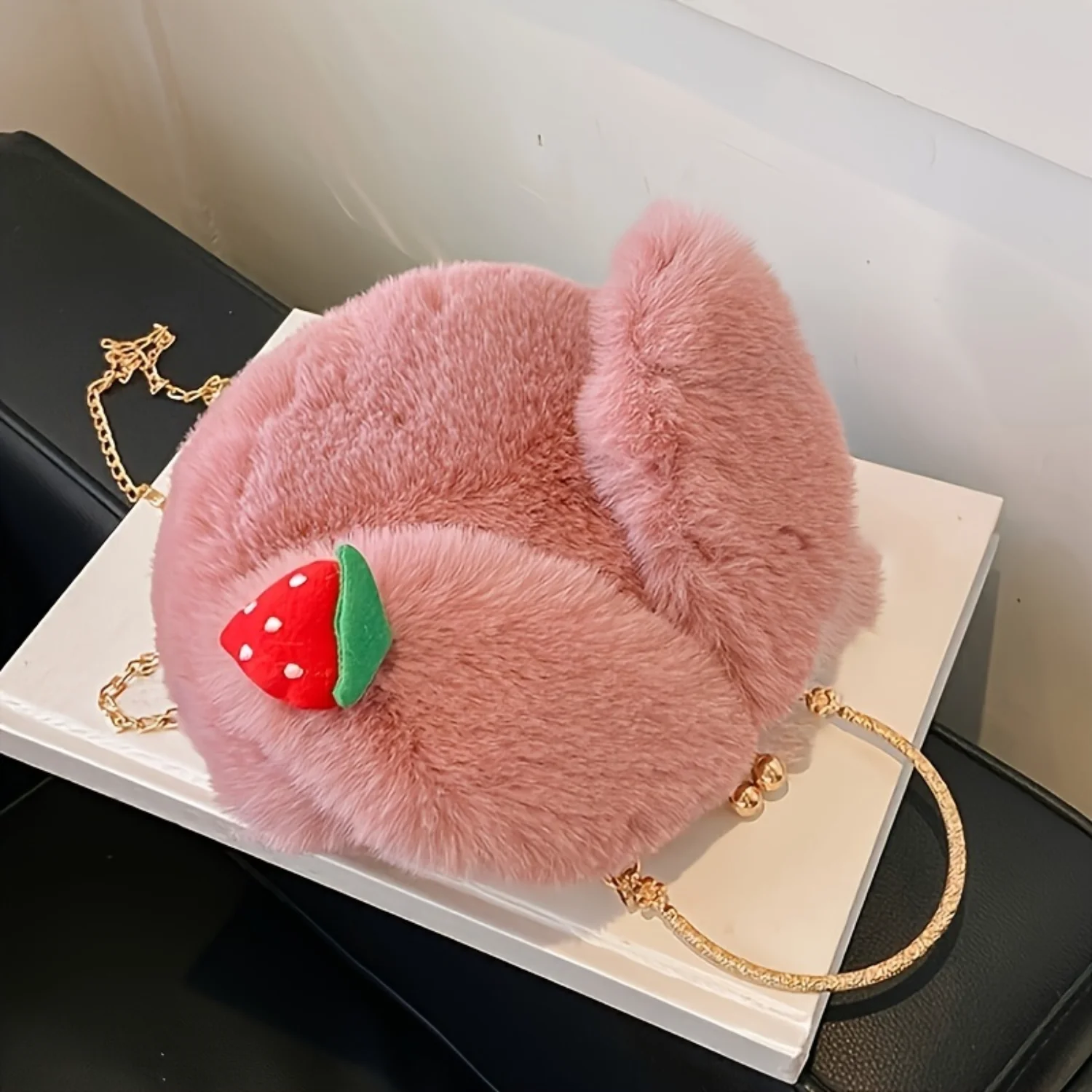 Cute Fluffy Rabbit Crossbody Bag, Kawaii Plush Shoulder Bag, Women's Lovely Handbag For Easter Valentine's Day
Cute Fluffy Rabbit Crossbody Bag, Kawaii Plush Shoulder Bag, Women's Lovely Handbag For Easter Valentine's Day