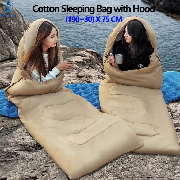 Be suitable for New Envelope Style Cotton Sleeping Bag with Hood Thickened Cold Fall & Winter Camping Warm Universal Models
Be suitable for New Envelope Style Cotton Sleeping Bag with Hood Thickened Cold Fall & Winter Camping Warm Universal Models