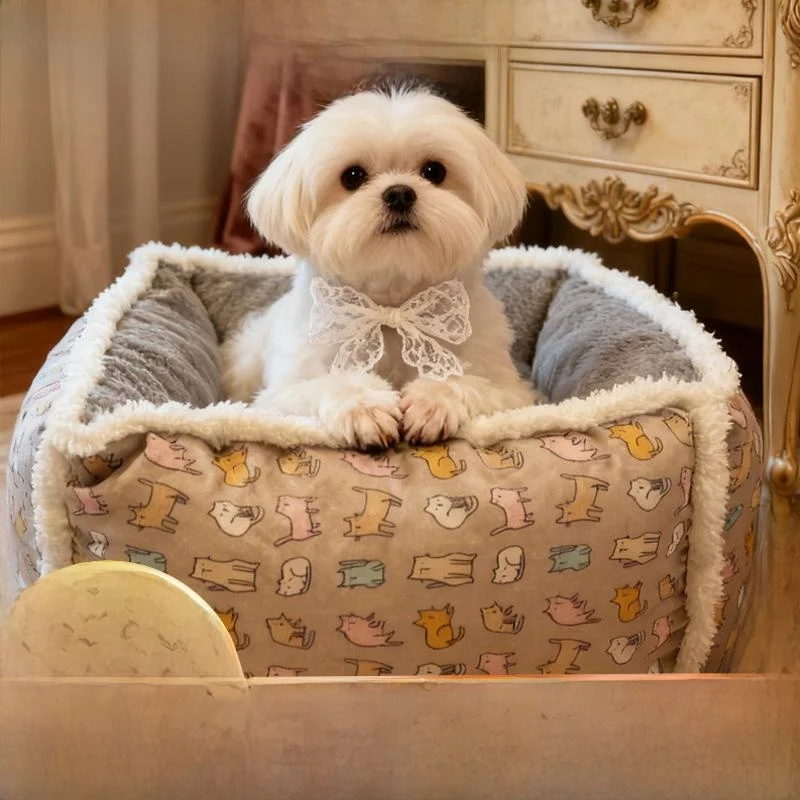 Detachable Washable Dog House House Thickened Warm All-Season Cooling Mat Pet Bed Mat Enclosed Style Pet Nest All Seasons
Detachable Washable Dog House House Thickened Warm All-Season Cooling Mat Pet Bed Mat Enclosed Style Pet Nest All Seasons