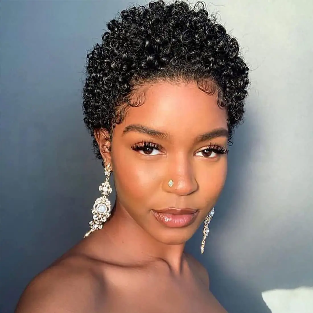 Pixie Cut Short Bob Frontal Wigs Human Hair Pre Plucked Deep Wave 13x1 Lace Front Curly Wigs for Wome Natural Black Wig 4 Inch
Pixie Cut Short Bob Frontal Wigs Human Hair Pre Plucked Deep Wave 13x1 Lace Front Curly Wigs for Wome Natural Black Wig 4 Inch
