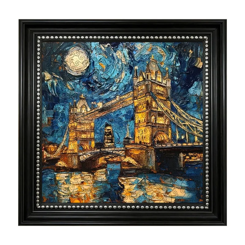 Wooden Jigsaw Puzzles Tower Bridge Theme Famous Attractions in London Home Wall Art Decor Desktop Decoration Gifts for Adults
Wooden Jigsaw Puzzles Tower Bridge Theme Famous Attractions in London Home Wall Art Decor Desktop Decoration Gifts for Adults