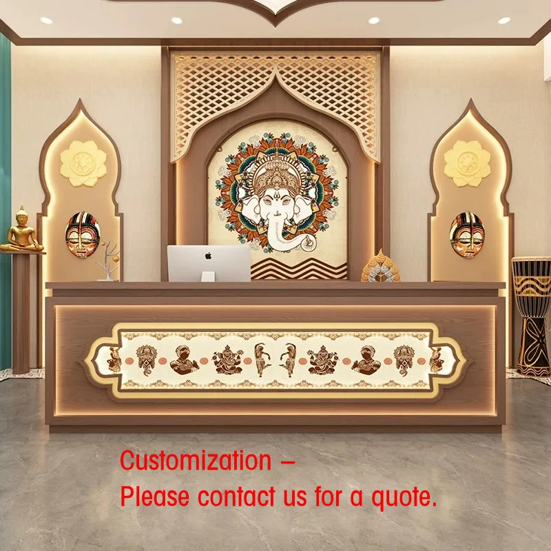 custom.Thai Style Foot Massage Shop Front Desk Customizable Ethnic Minority Bar Club Restaurant Cashier Yoga Studio Hotel
custom.Thai Style Foot Massage Shop Front Desk Customizable Ethnic Minority Bar Club Restaurant Cashier Yoga Studio Hotel