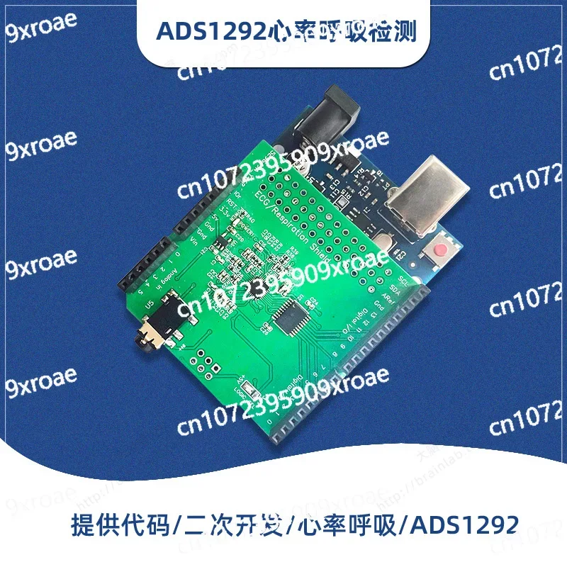 Ecg Sensor Pulse Heart Monitoring Analog Respiration Measurement ECG Monitoring Microcontroller ADS1292
Ecg Sensor Pulse Heart Monitoring Analog Respiration Measurement ECG Monitoring Microcontroller ADS1292