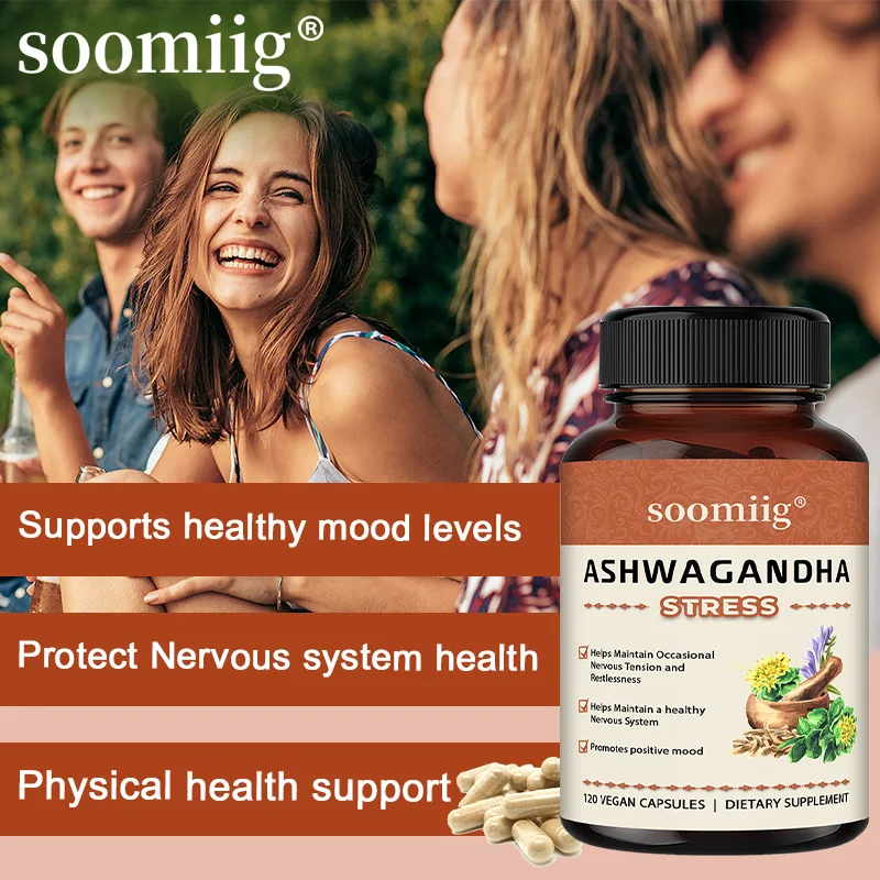 Ashwagandha Supplement Capsules - Supports Sleep, Balance Mood, Provides Positive Mood and Memory - 120 Capsules
Ashwagandha Supplement Capsules - Supports Sleep, Balance Mood, Provides Positive Mood and Memory - 120 Capsules