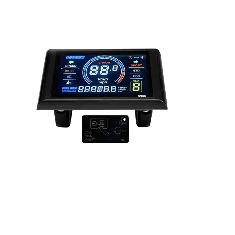 Lcd-s966 Electric Bike Display 24-72v Colorful Function Compatible With 48v 36v 60v Electric Bicycle Accessories
Lcd-s966 Electric Bike Display 24-72v Colorful Function Compatible With 48v 36v 60v Electric Bicycle Accessories