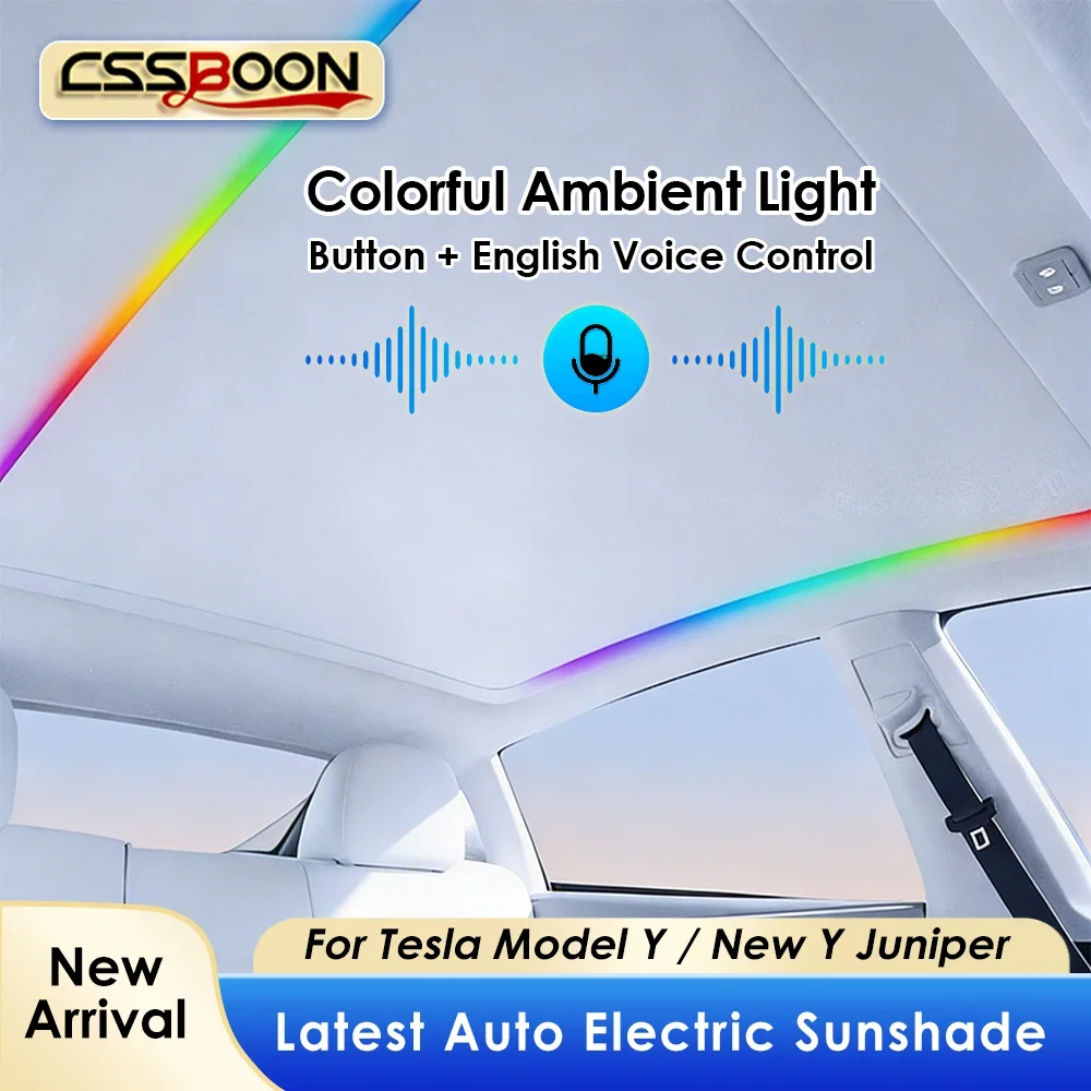 Electric Remote Voice Control Car Sunshade Roof for Model Y Juniper 2026 Retractable Powered Sunroof Roof Sunshade
Electric Remote Voice Control Car Sunshade Roof for Model Y Juniper 2026 Retractable Powered Sunroof Roof Sunshade