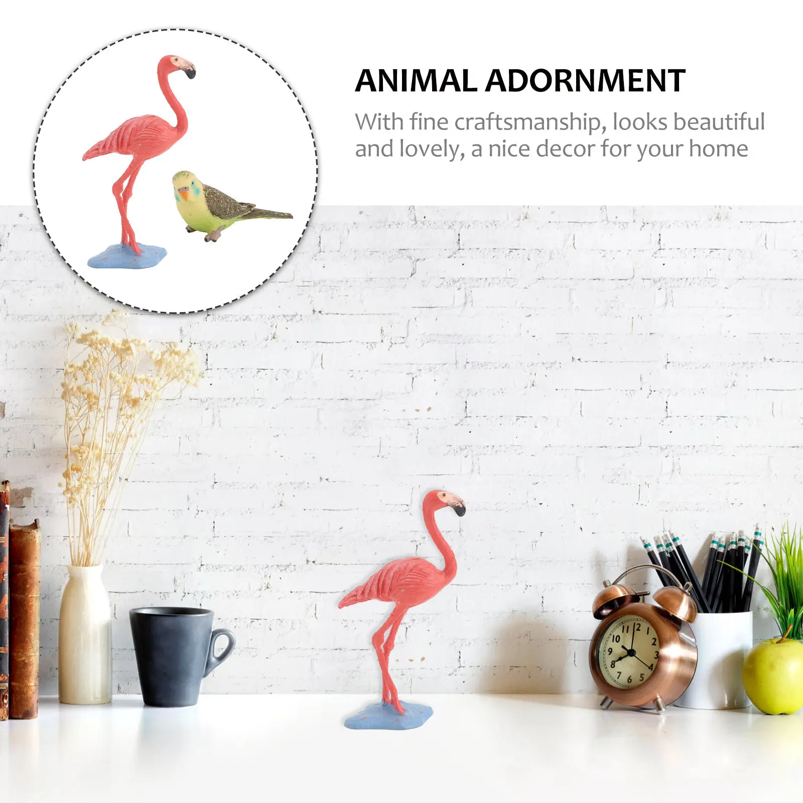 2Pcs Realistic Parrot Flamingo Decor Eco Friendly PVC Bird Figure for Kids Learning Animal Recognition Educational Play
2Pcs Realistic Parrot Flamingo Decor Eco Friendly PVC Bird Figure for Kids Learning Animal Recognition Educational Play