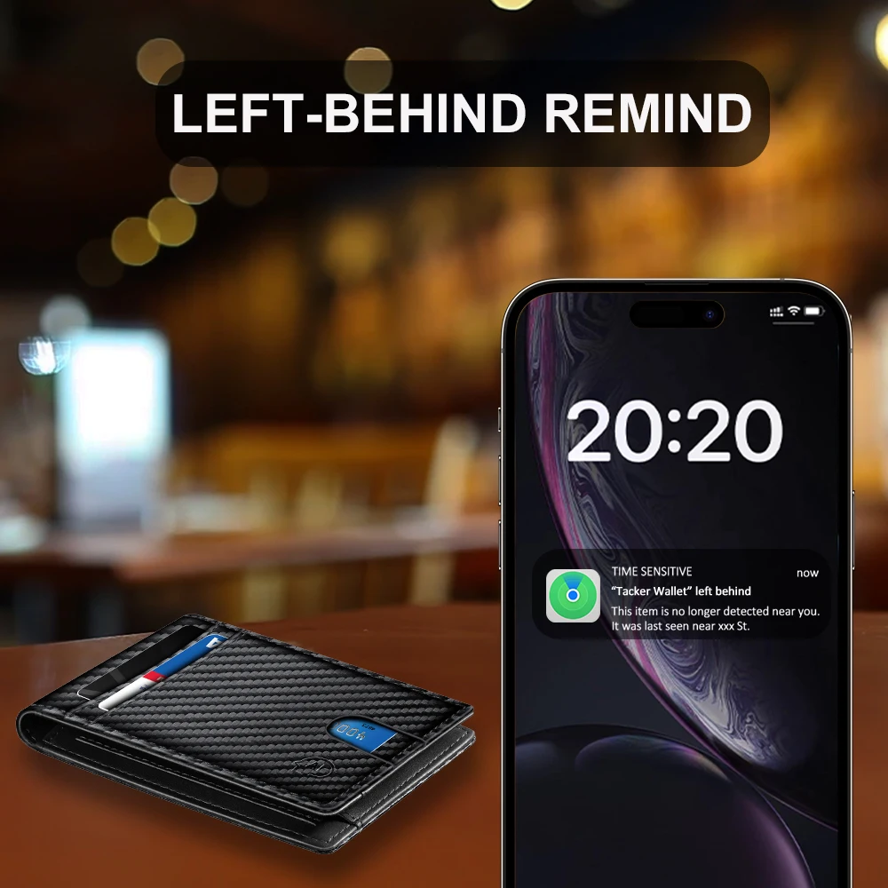 Smart Wallet Men For Airtag Work For Apple Find My (Ios Only), GPS Tracker Carbon Card Wallet,Not For Android, Christmas Gift
Smart Wallet Men For Airtag Work For Apple Find My (Ios Only), GPS Tracker Carbon Card Wallet,Not For Android, Christmas Gift