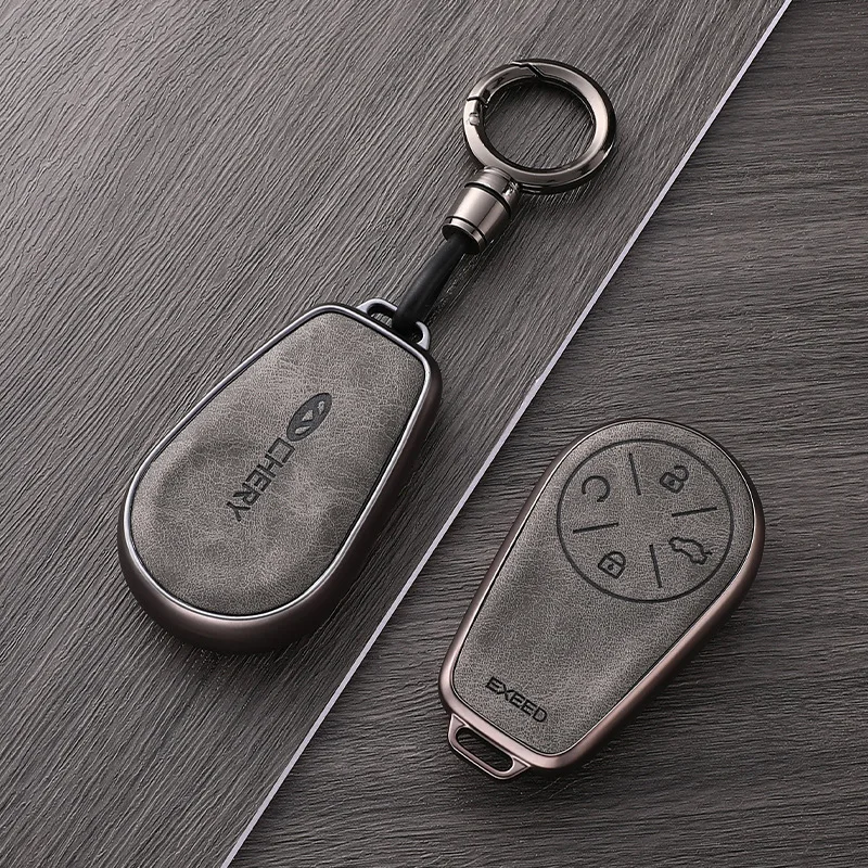 Leather Car Key Case Cover Shell Fob Auto Remote Protection Accessories for Chery EXEED TXL VX LX RX Modified FL CDM PHEV
Leather Car Key Case Cover Shell Fob Auto Remote Protection Accessories for Chery EXEED TXL VX LX RX Modified FL CDM PHEV