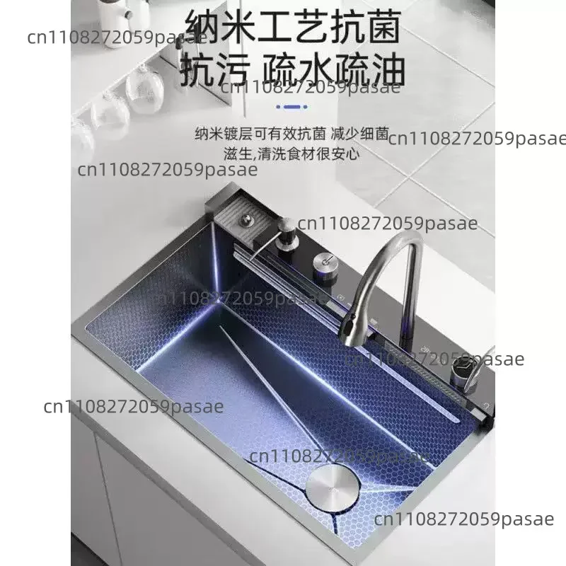 Multifunctional Kitchen Sink, Household Vegetable Washing Basin, Large Single-Bowl Stainless Steel Sink
Multifunctional Kitchen Sink, Household Vegetable Washing Basin, Large Single-Bowl Stainless Steel Sink