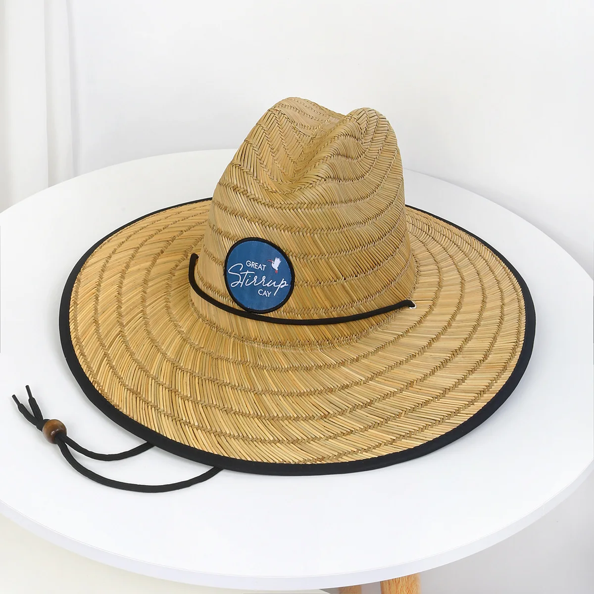 Men's Wide Brim Straw Sun Hat Lifeguard Style Summer Beach Panamas Outdoor Gardening Fishing Cap with Wind Rope Patch Decor
Men's Wide Brim Straw Sun Hat Lifeguard Style Summer Beach Panamas Outdoor Gardening Fishing Cap with Wind Rope Patch Decor