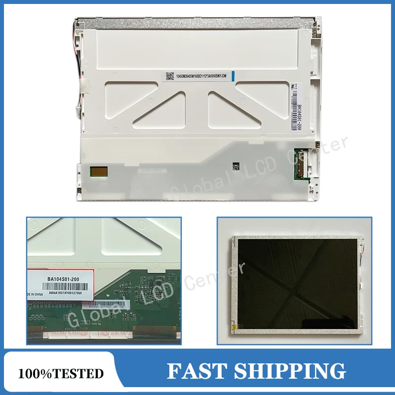 Original 10.4 inch BA104S01-100 BA104S01-200 BA104S01-300 TM104SDH01 TS104SAALC01-00 LCD Display Screen Panel
Original 10.4 inch BA104S01-100 BA104S01-200 BA104S01-300 TM104SDH01 TS104SAALC01-00 LCD Display Screen Panel